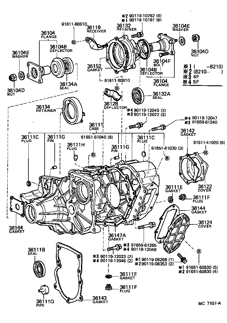  LAND CRUISER 40 |  TRANSFER CASE EXTENSION HOUSING