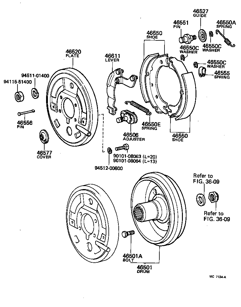 LAND CRUISER VAN |  PARKING BRAKE CABLE
