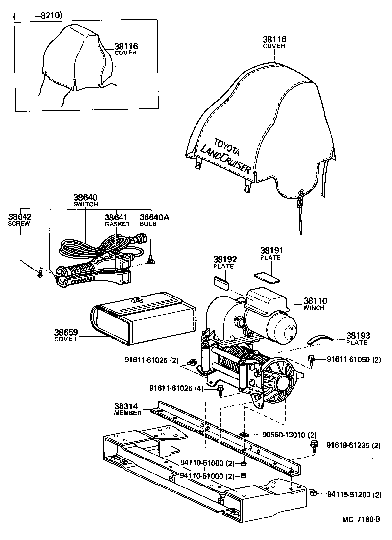  LAND CRUISER VAN |  WINCH