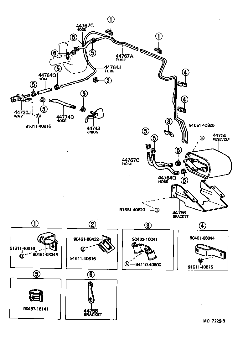  LAND CRUISER 40 |  BRAKE BOOSTER VACUUM TUBE