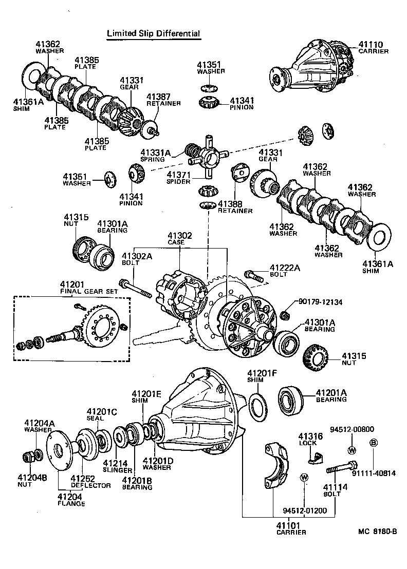  LAND CRUISER 40 |  REAR AXLE HOUSING DIFFERENTIAL