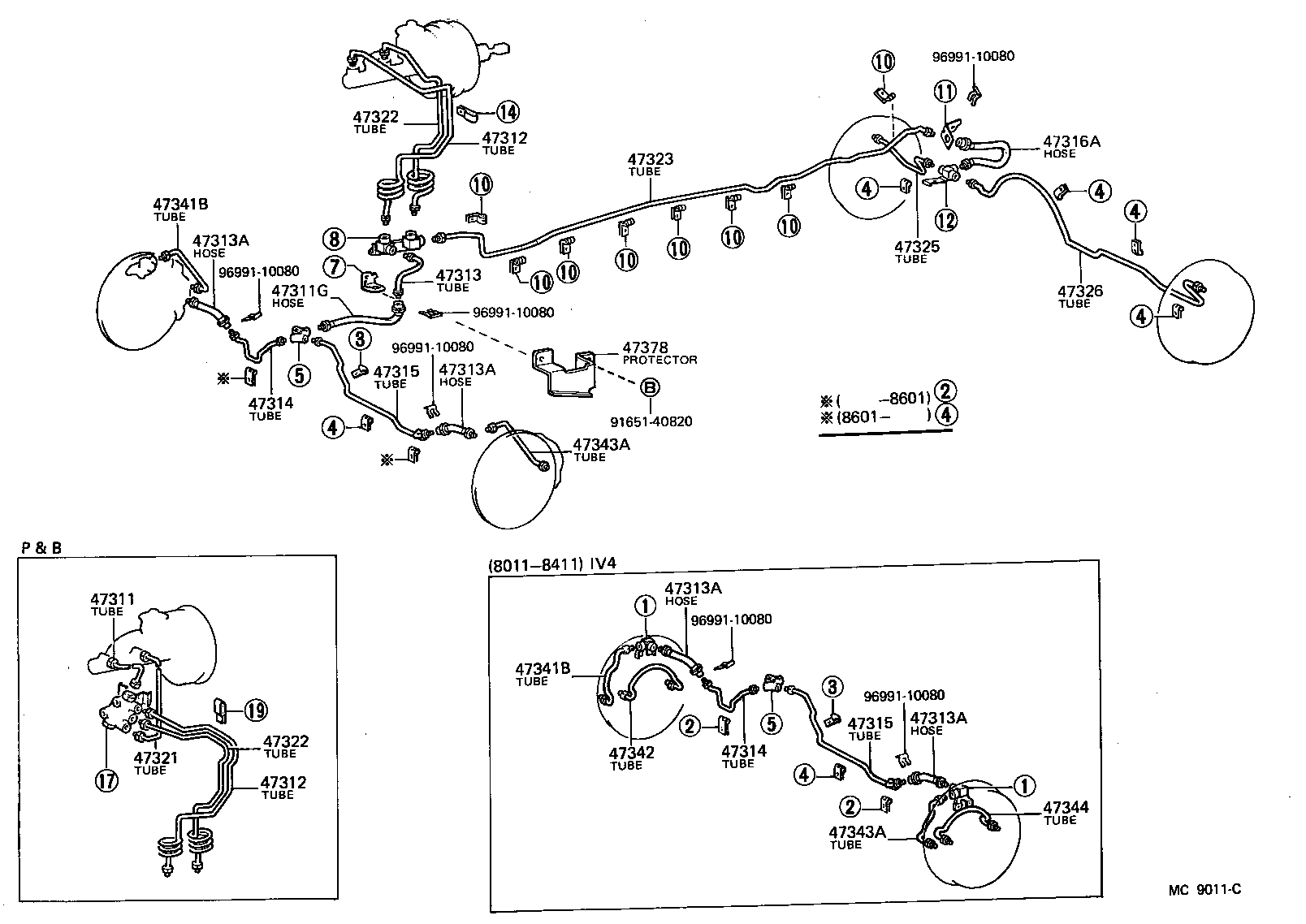  LAND CRUISER VAN |  BRAKE TUBE CLAMP
