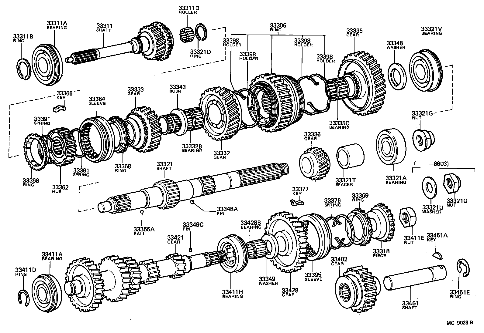  LAND CRUISER VAN |  TRANSMISSION GEAR MTM
