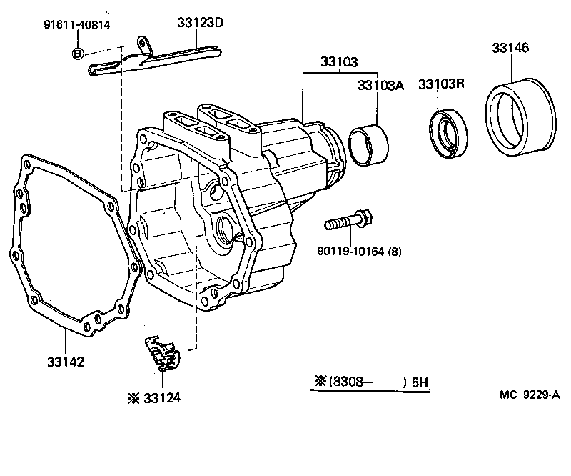  HIACE TRUCK |  EXTENSION HOUSING MTM