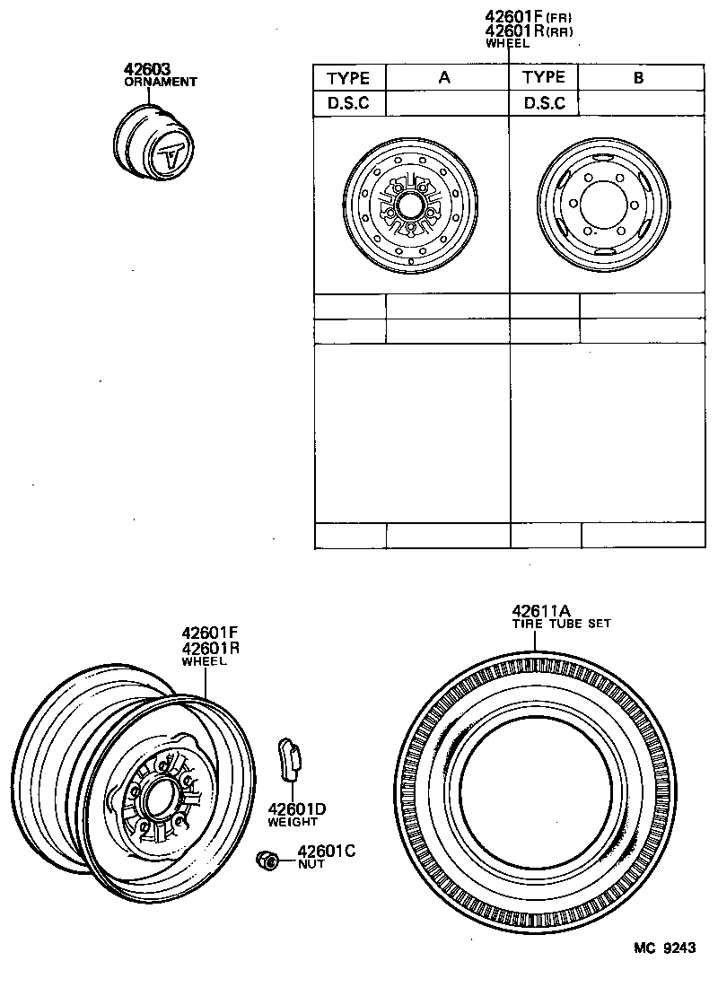  HIACE TRUCK |  DISC WHEEL WHEEL CAP