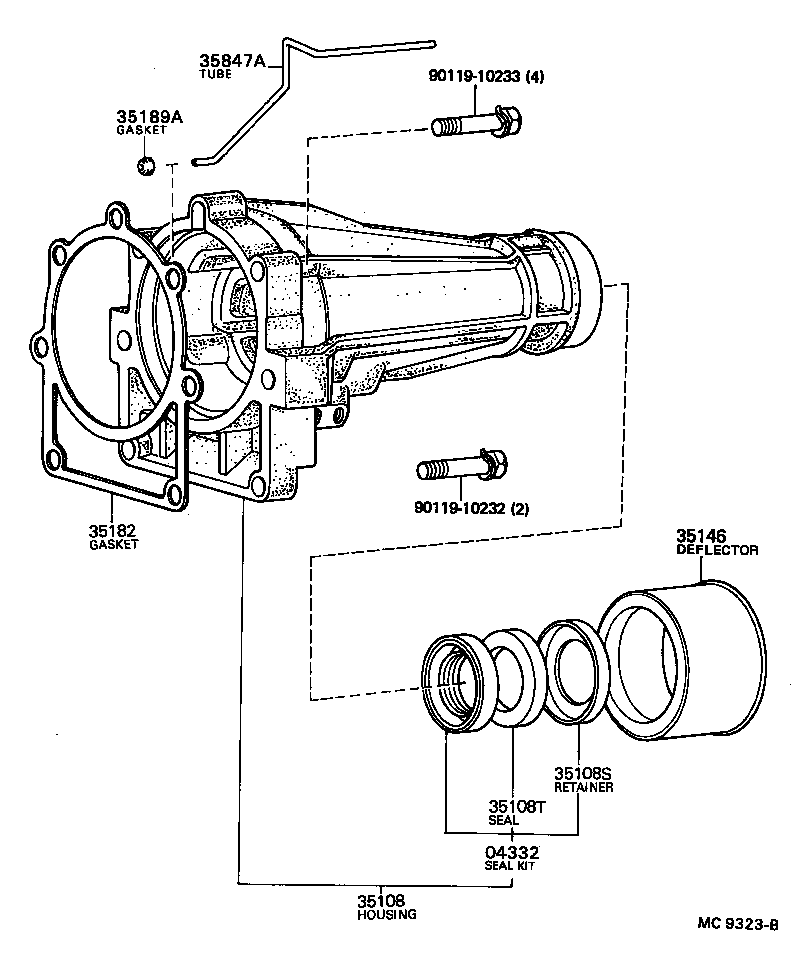  HILUX |  EXTENSION HOUSING ATM