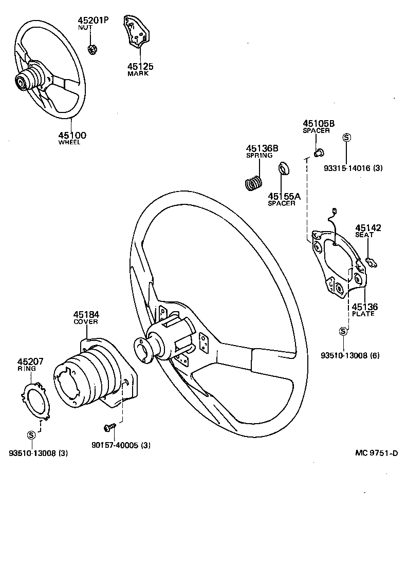  MR2 |  STEERING WHEEL