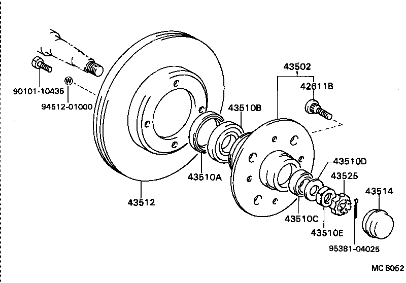  CHASER |  FRONT AXLE HUB