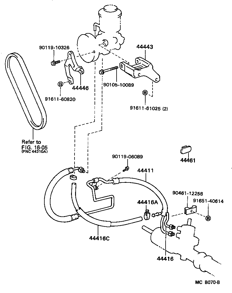  MARK 2 |  POWER STEERING TUBE