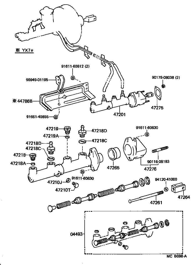  CHASER |  BRAKE MASTER CYLINDER