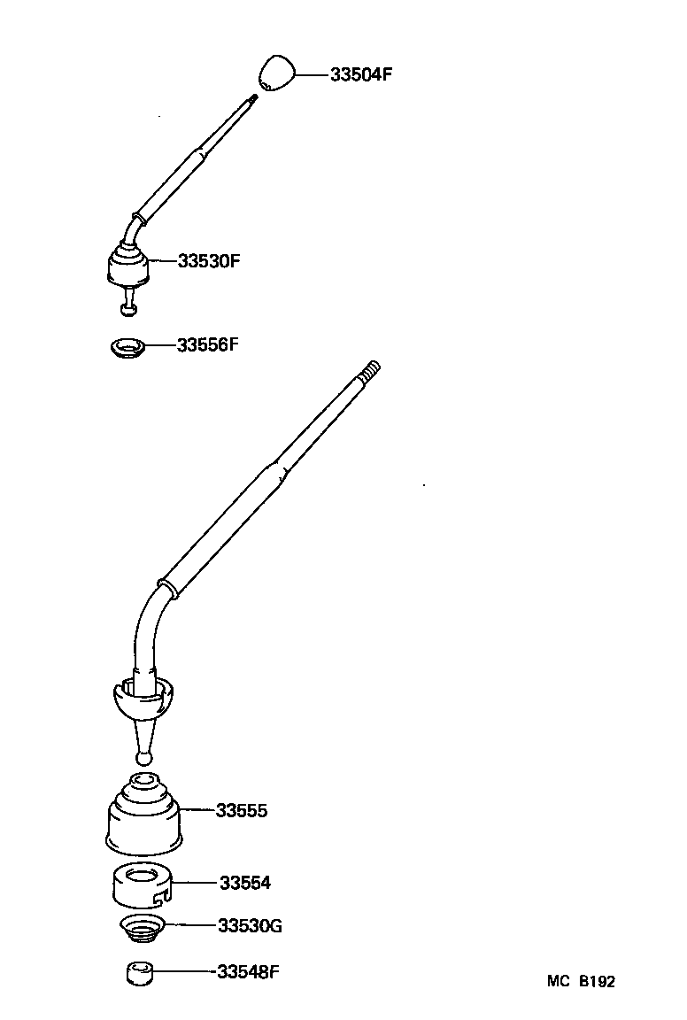  LAND CRUISER VAN |  SHIFT LEVER RETAINER