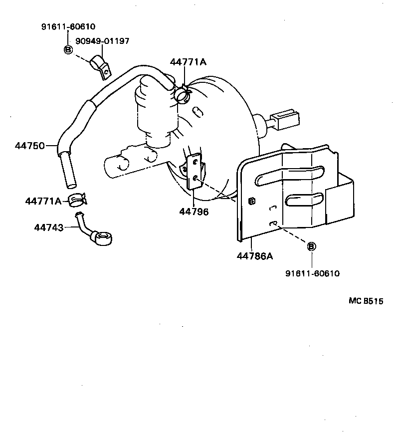  BLIZZARD |  BRAKE BOOSTER VACUUM TUBE