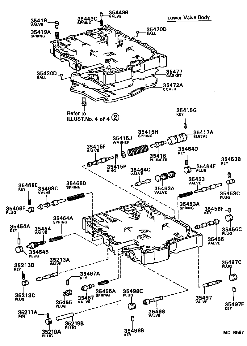  STARLET |  VALVE BODY OIL STRAINER ATM