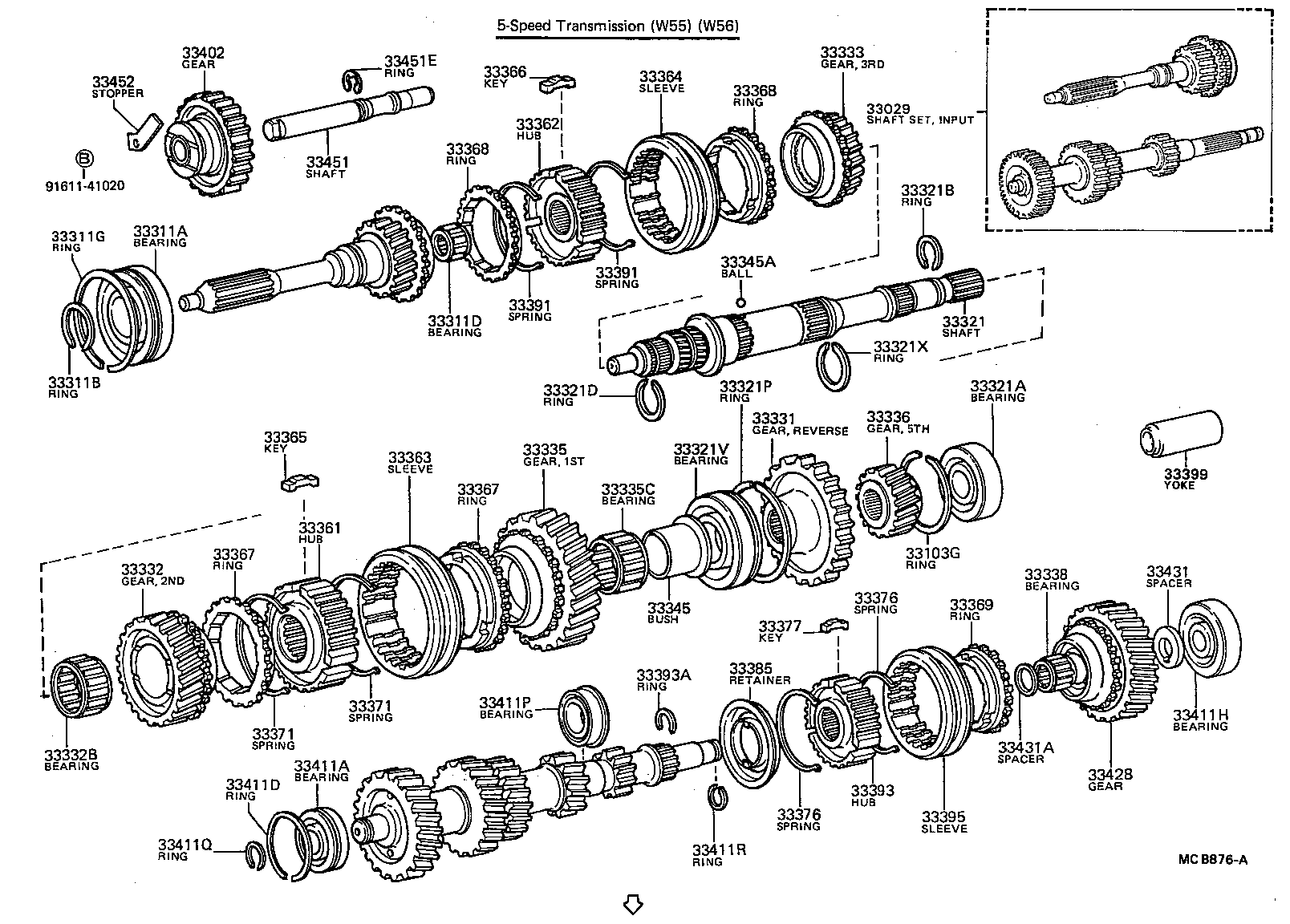  HILUX |  TRANSMISSION GEAR MTM