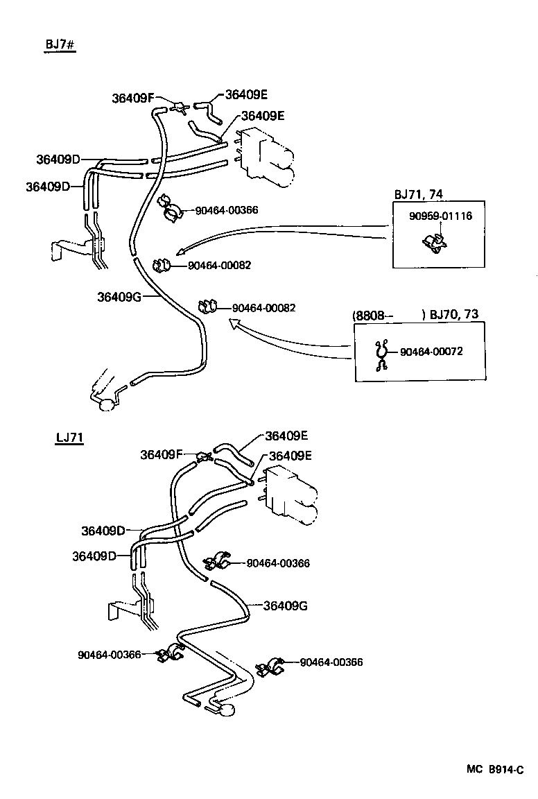  LAND CRUISER S T H T |  TRANSFER VACUUM PIPING