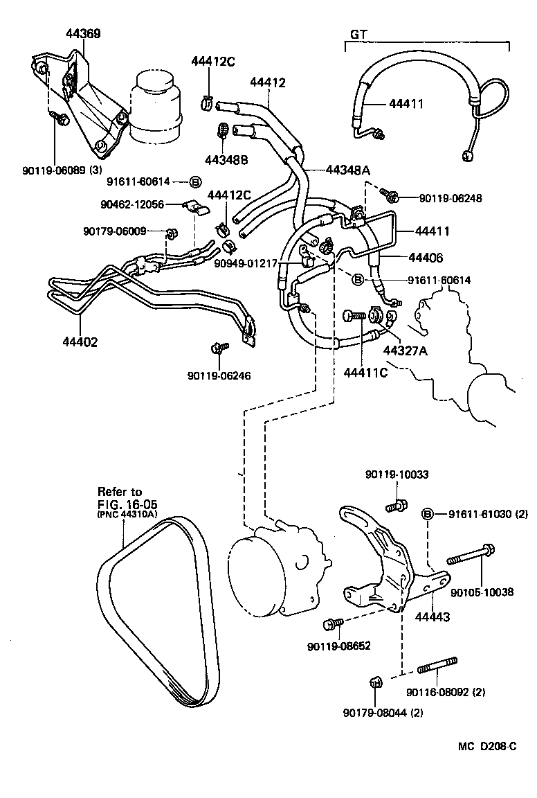  SUPRA |  POWER STEERING TUBE