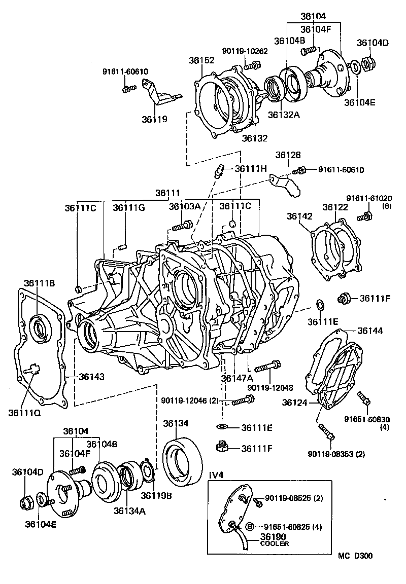  LAND CRUISER VAN |  TRANSFER CASE EXTENSION HOUSING