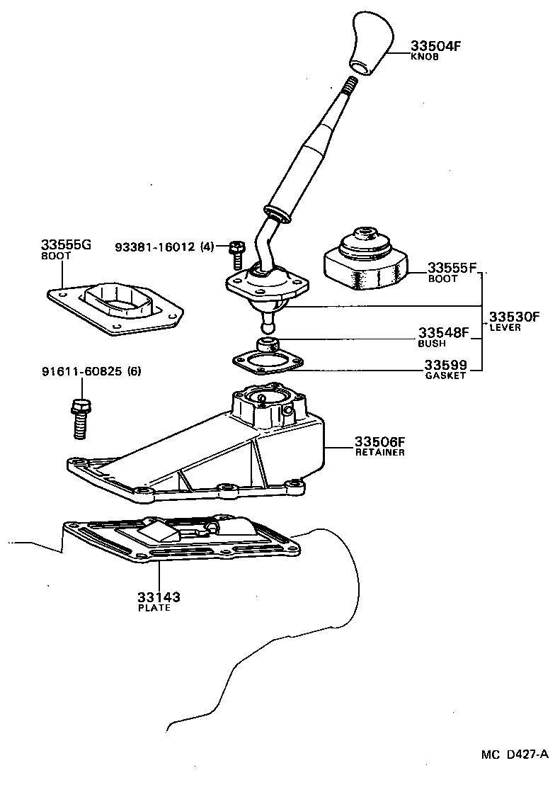  SUPRA |  SHIFT LEVER RETAINER