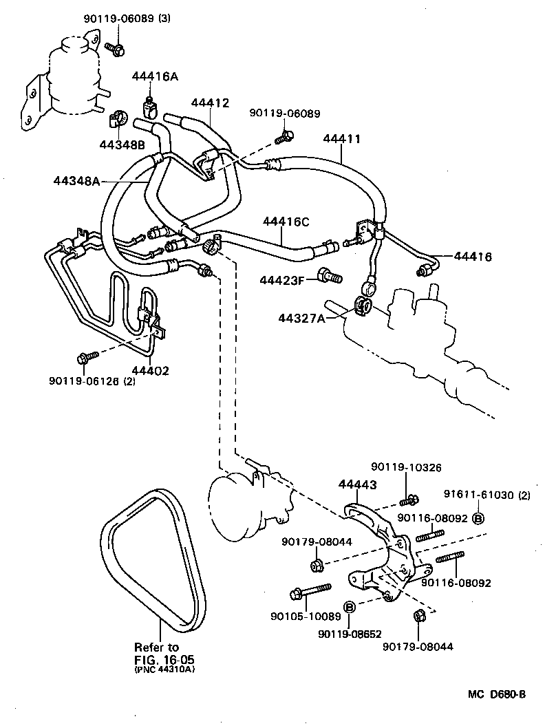  MARK 2 |  POWER STEERING TUBE