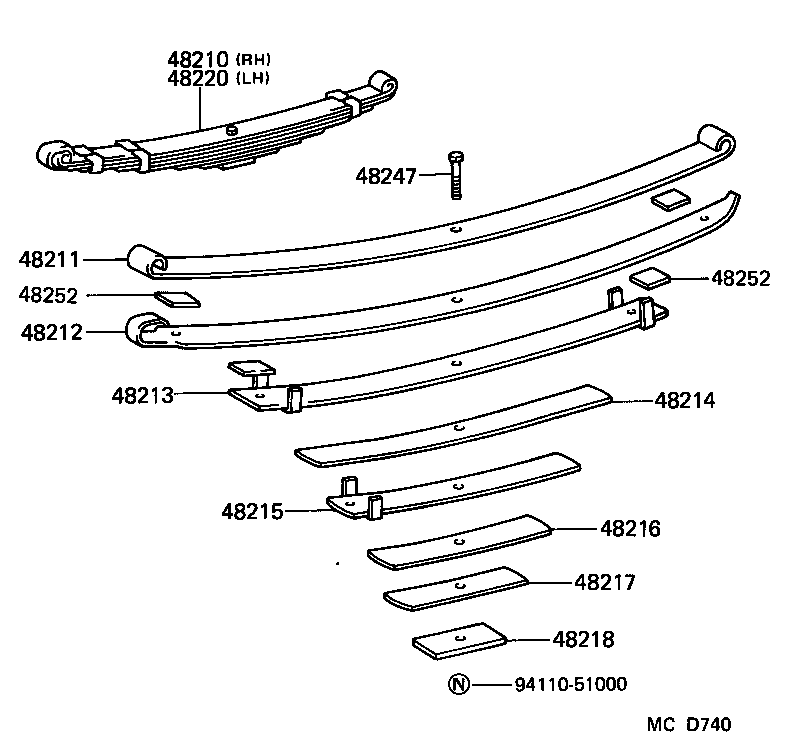  LAND CRUISER VAN |  REAR SPRING SHOCK ABSORBER