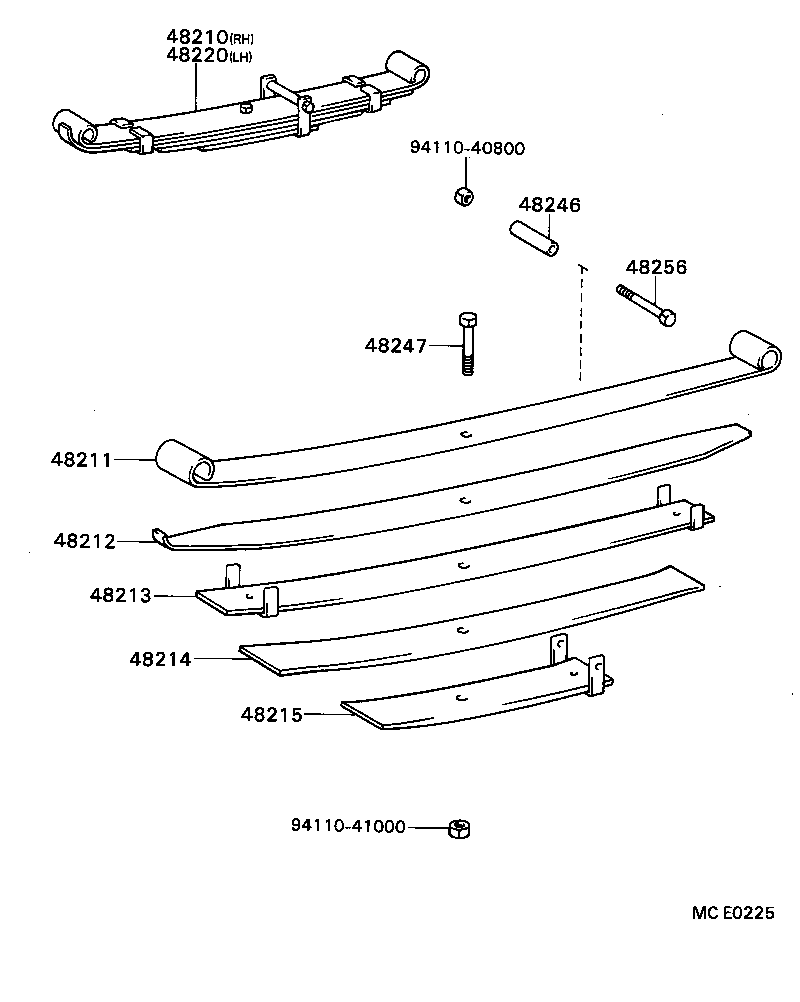  HILUX |  REAR SPRING SHOCK ABSORBER