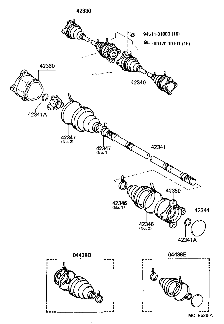  CROWN |  REAR AXLE SHAFT HUB