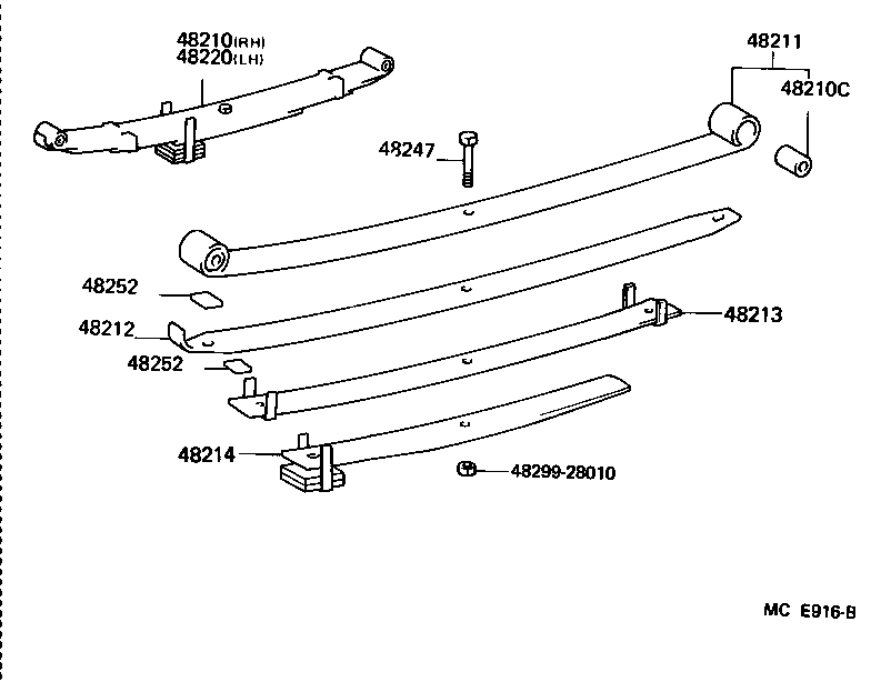  HIACE VAN WAGON |  REAR SPRING SHOCK ABSORBER