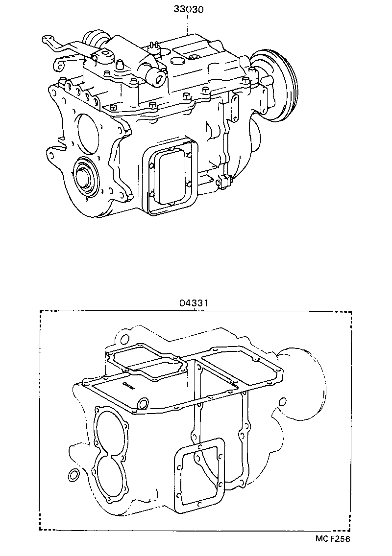  DYNA TOYOACE |  TRANSAXLE OR TRANSMISSION ASSY GASKET KIT MTM