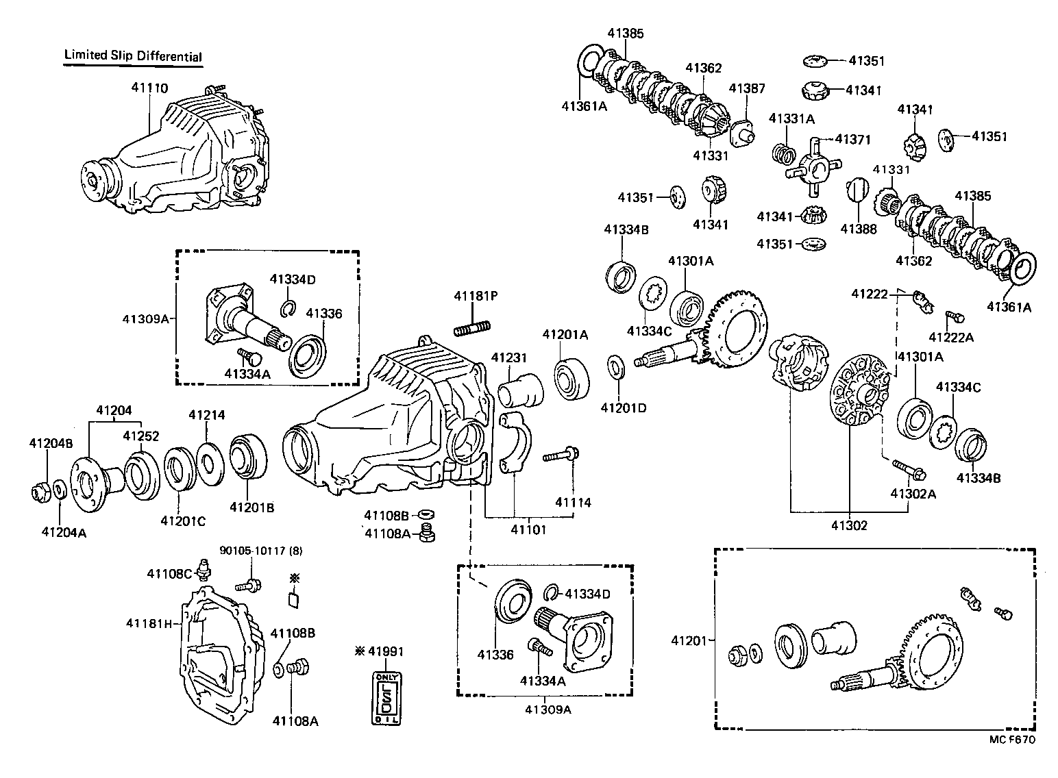  SOARER |  REAR AXLE HOUSING DIFFERENTIAL