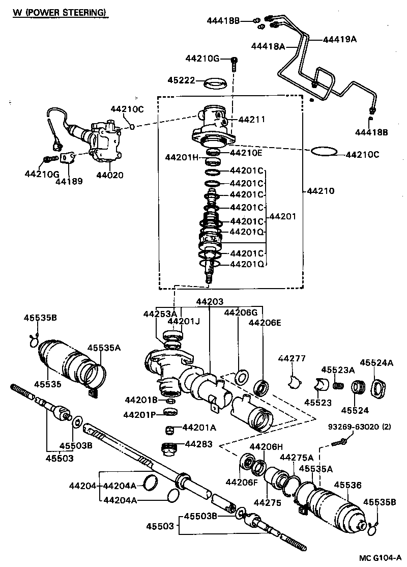  CAMRY VISTA |  FRONT STEERING GEAR LINK