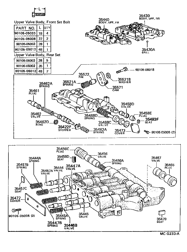  SUPRA |  VALVE BODY OIL STRAINER ATM