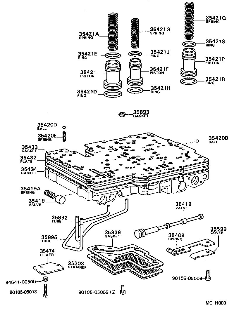  LITEACE VAN WAGON |  VALVE BODY OIL STRAINER ATM