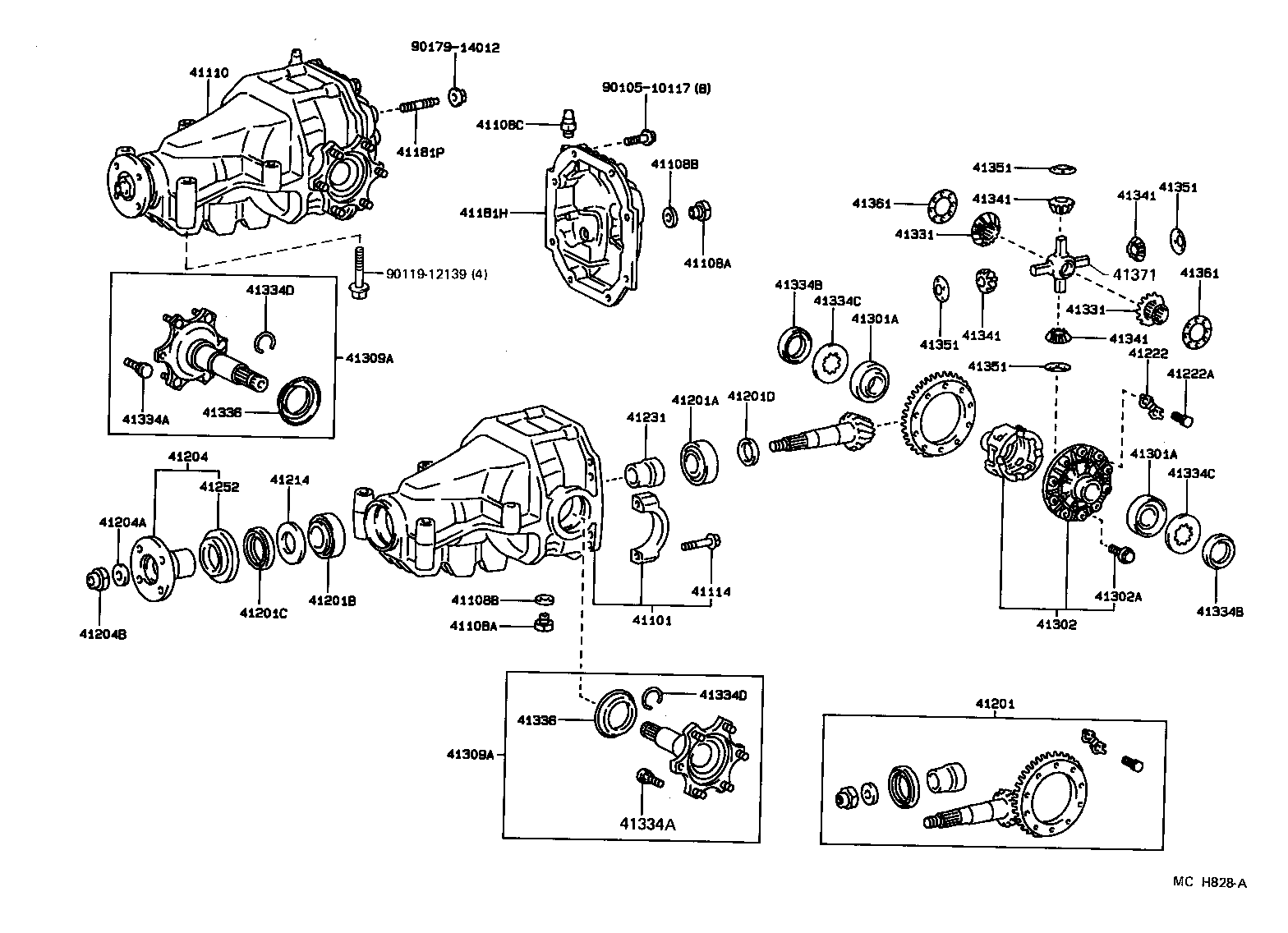  CROWN |  REAR AXLE HOUSING DIFFERENTIAL