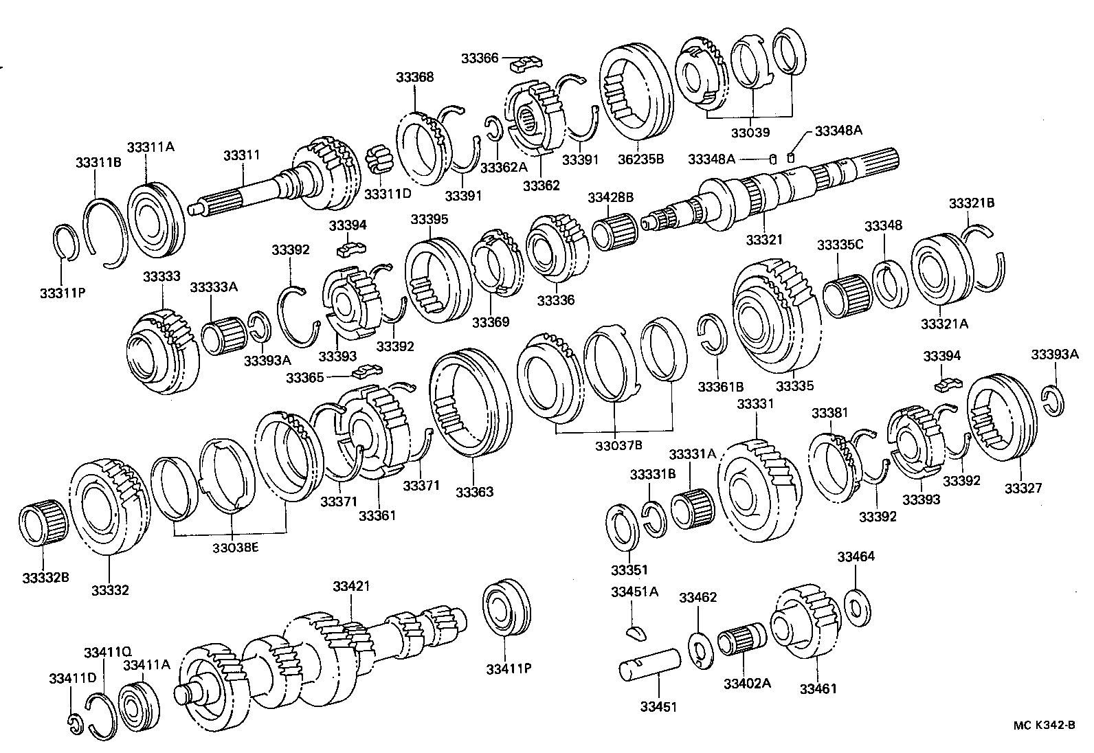  LAND CRUISER VAN |  TRANSMISSION GEAR MTM