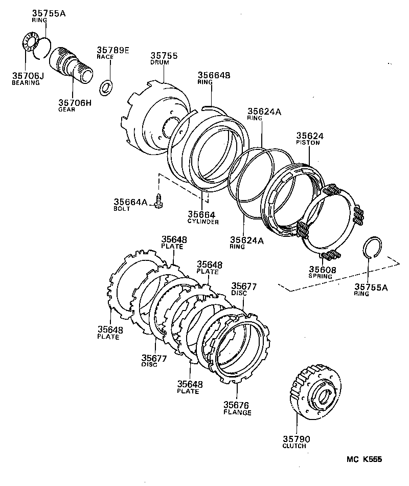  SERA |  CENTER SUPPORT PLANETARY SUN GEAR ATM