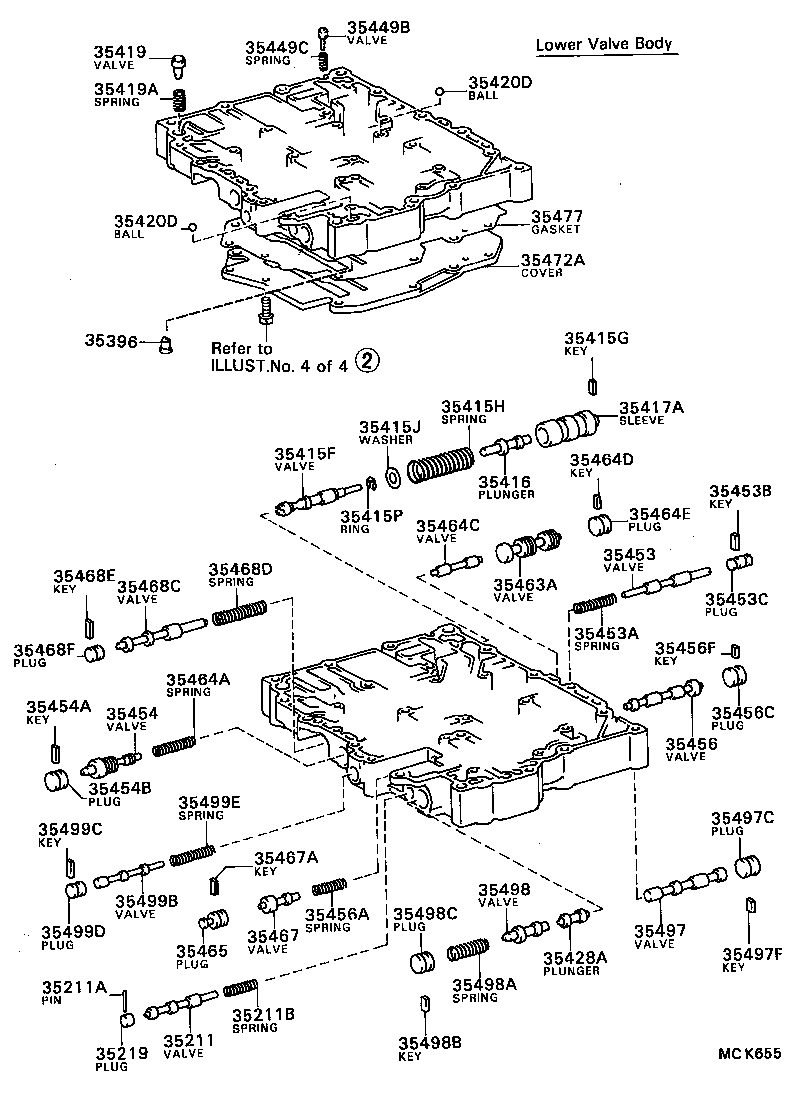  CARINA ED |  VALVE BODY OIL STRAINER ATM