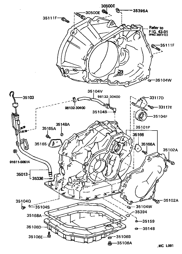  SPRINTER CARIB |  TRANSMISSION CASE OIL PAN ATM