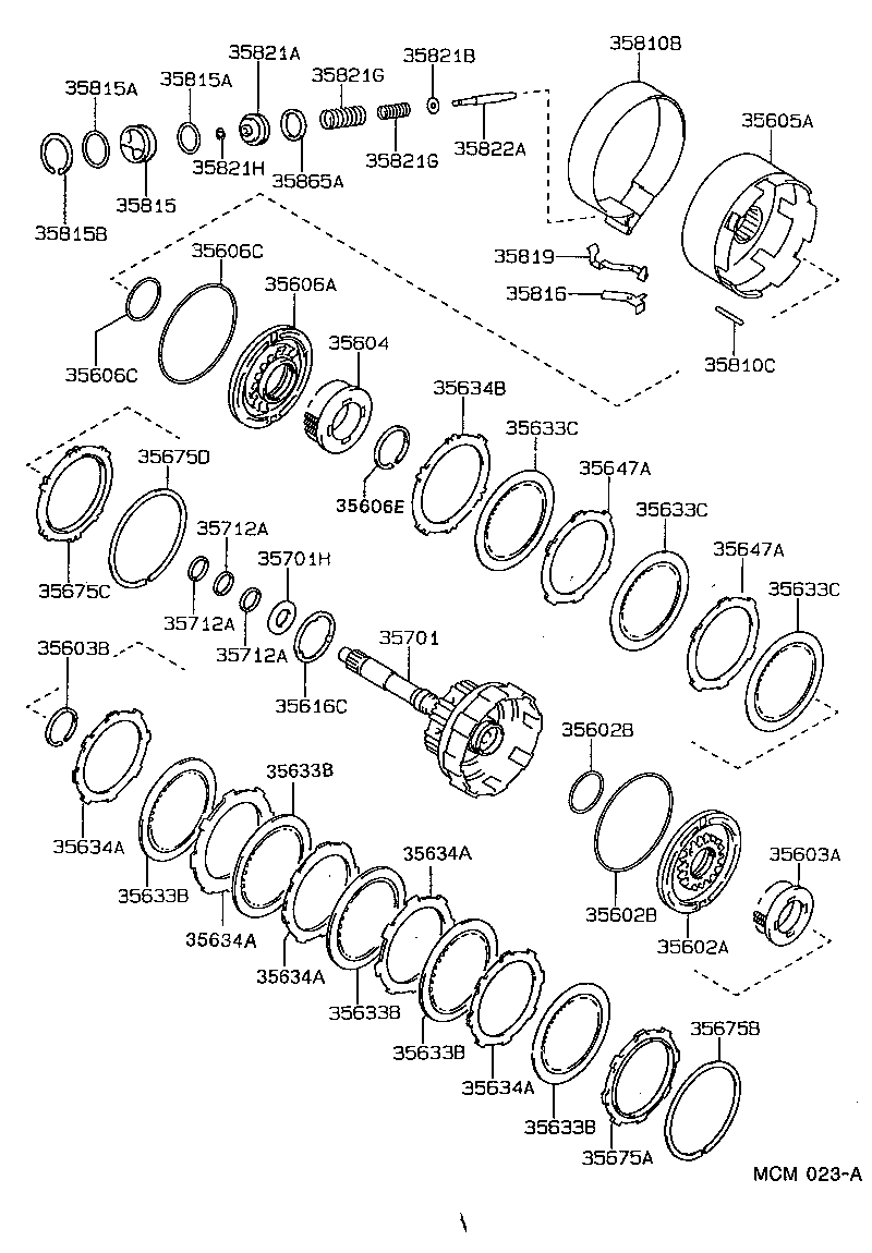  WINDOM |  BRAKE BAND MULTIPLE DISC CLUTCH ATM