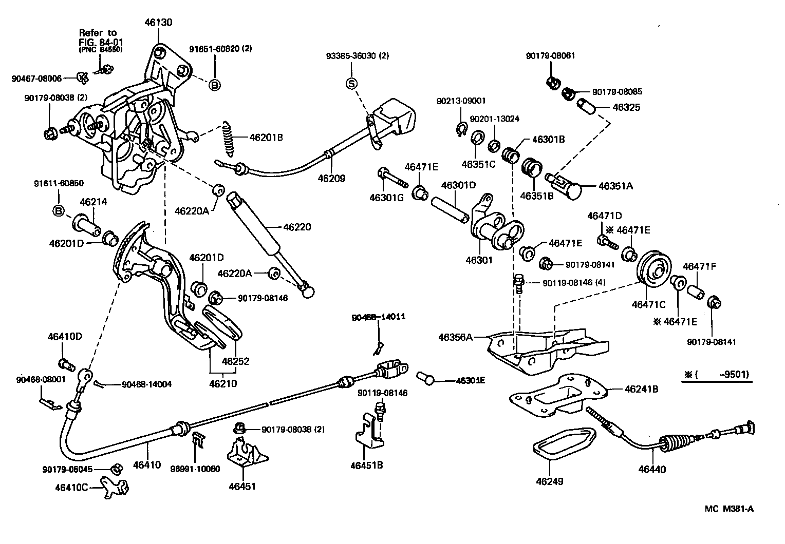  WINDOM |  PARKING BRAKE CABLE