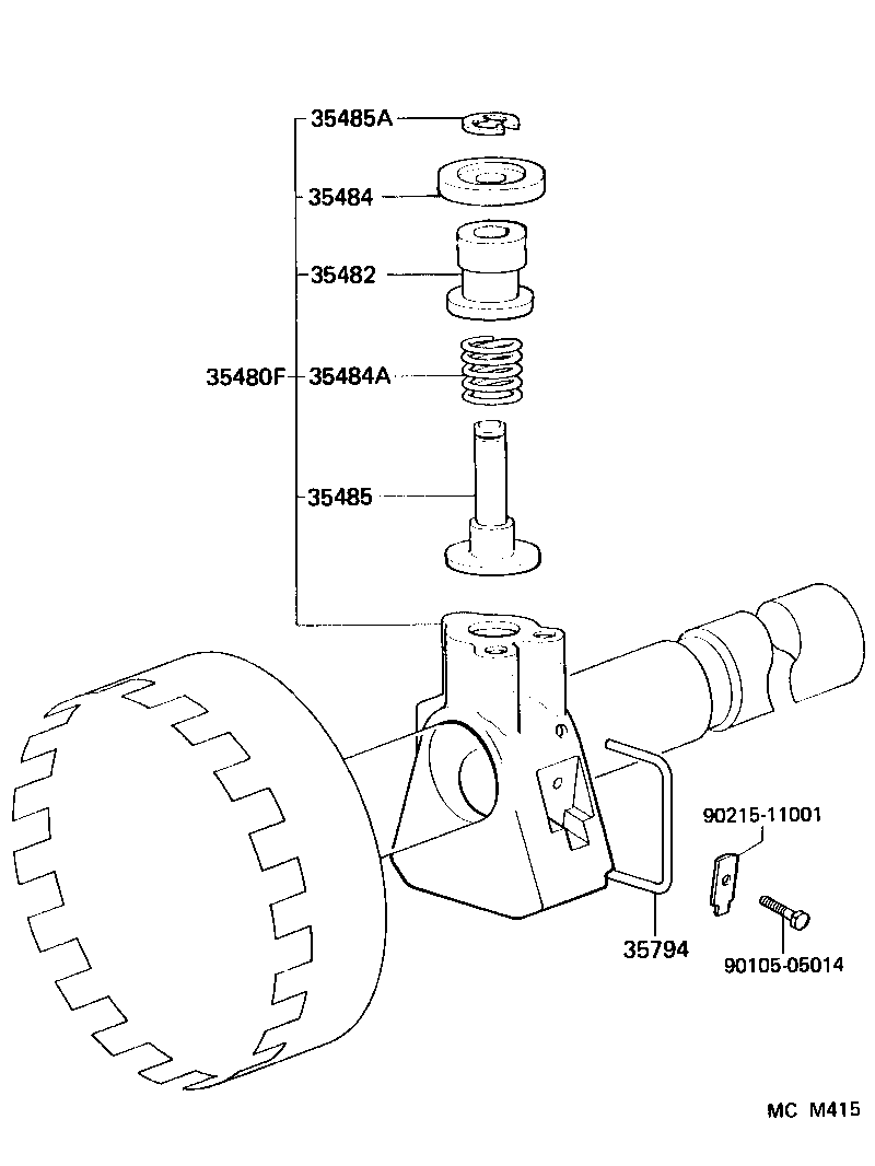  CROWN CROWN MAJESTA |  REAR OIL PUMP GOVERNOR ATM