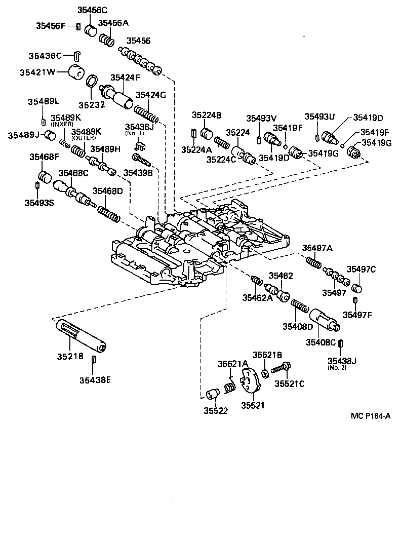  CENTURY |  VALVE BODY OIL STRAINER ATM