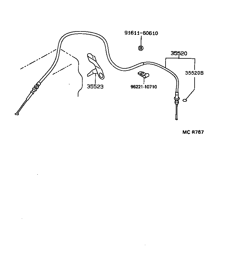  TOYOACE DYNA |  THROTTLE LINK VALVE LEVER ATM