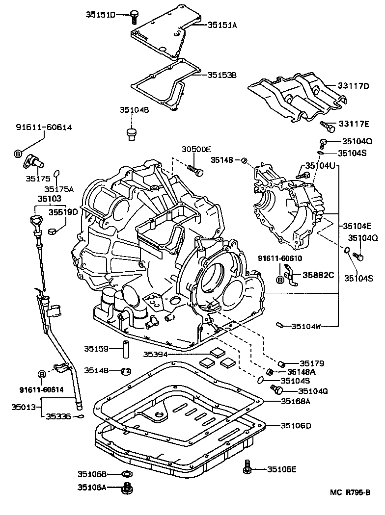  WINDOM |  TRANSMISSION CASE OIL PAN ATM