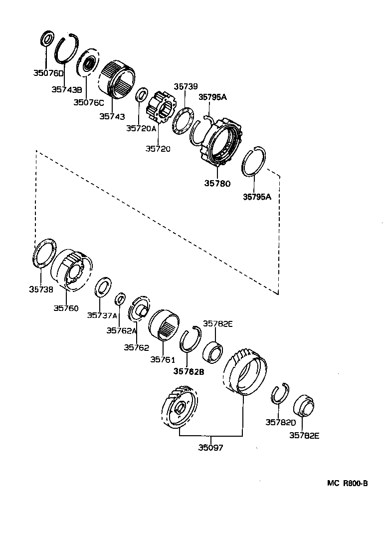  WINDOM |  PLANETARY GEAR REVERSE PISTON COUNTER GEAR ATM