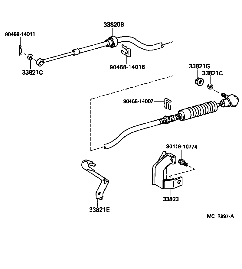  TOYOACE DYNA |  SHIFT LEVER RETAINER