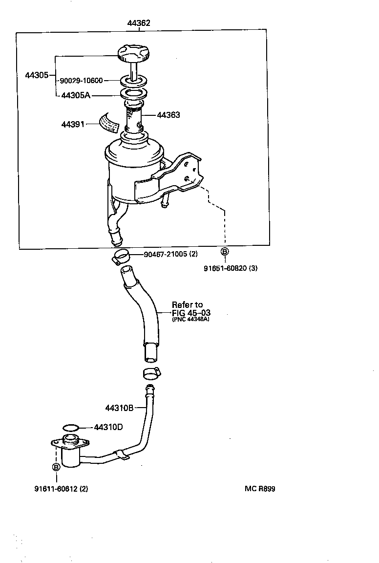  COASTER |  VANE PUMP RESERVOIR POWER STEERING