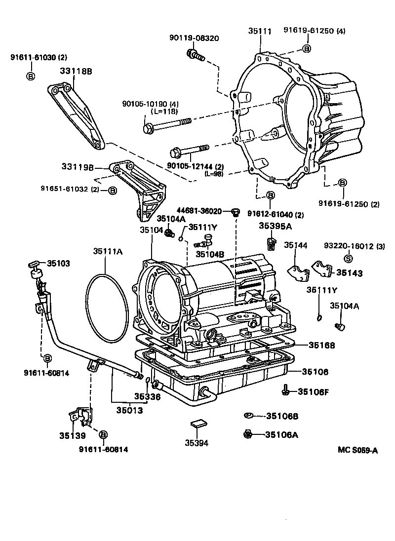  CHASER |  TRANSMISSION CASE OIL PAN ATM