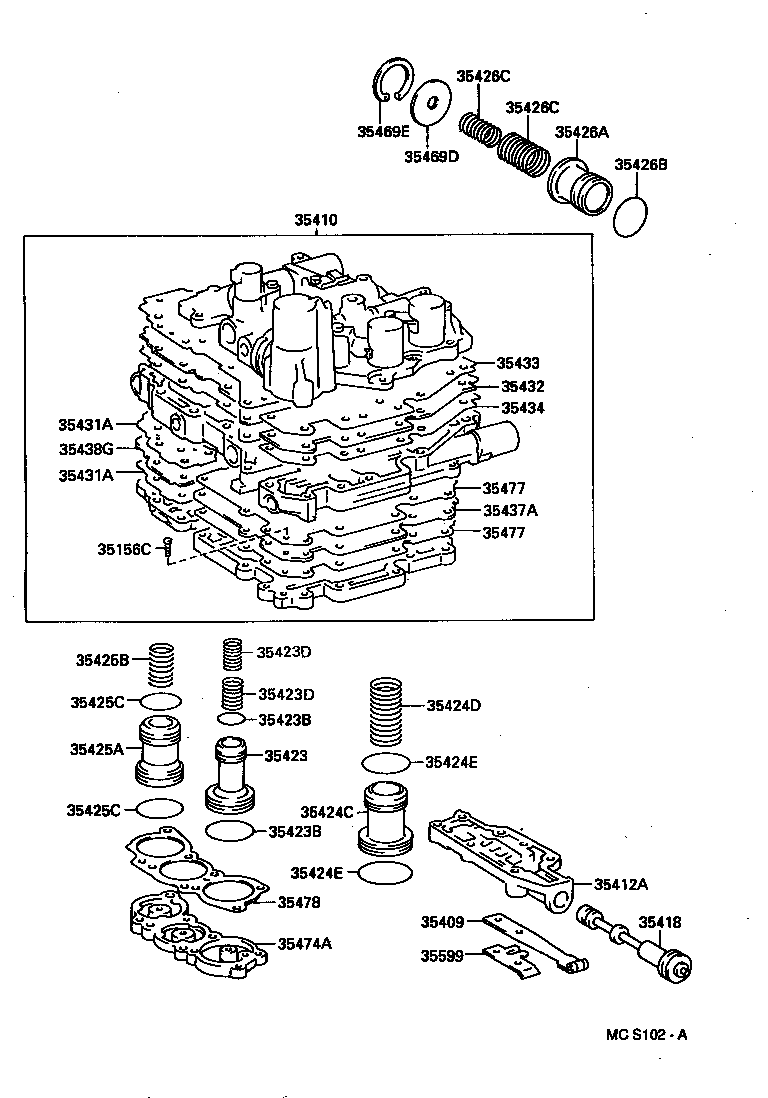  WINDOM |  VALVE BODY OIL STRAINER ATM