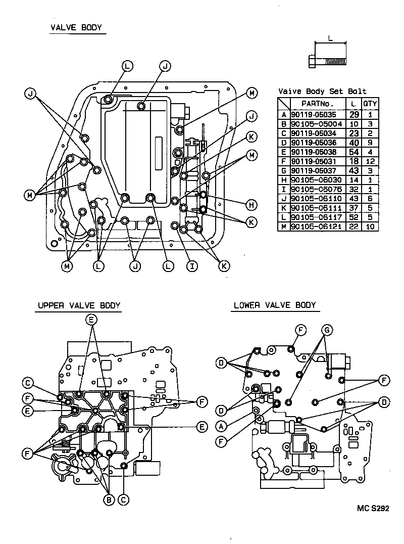  CAMRY VISTA |  VALVE BODY OIL STRAINER ATM