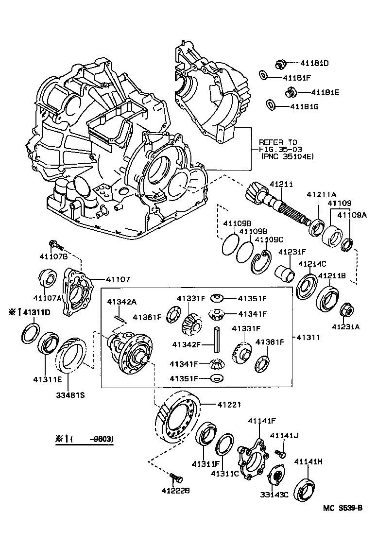  WINDOM |  FRONT AXLE HOUSING DIFFERENTIAL